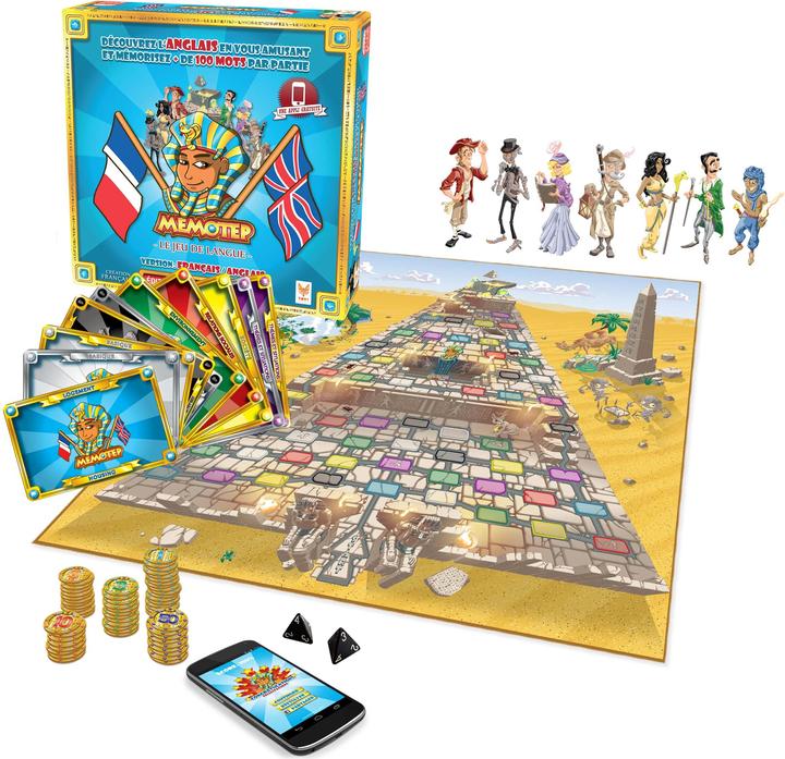 Image du produit Topi games Memotep Francais-Anglais (Français, Anglais)