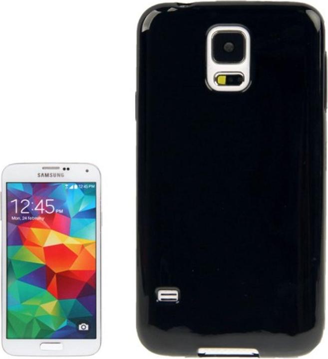 Actual product image König Design Protective cover TPU Case for mobile Samsung Galaxy S5 / S5 Neo Black (Samsung Galaxy S5, Samsung Galaxy S5 Neo)
