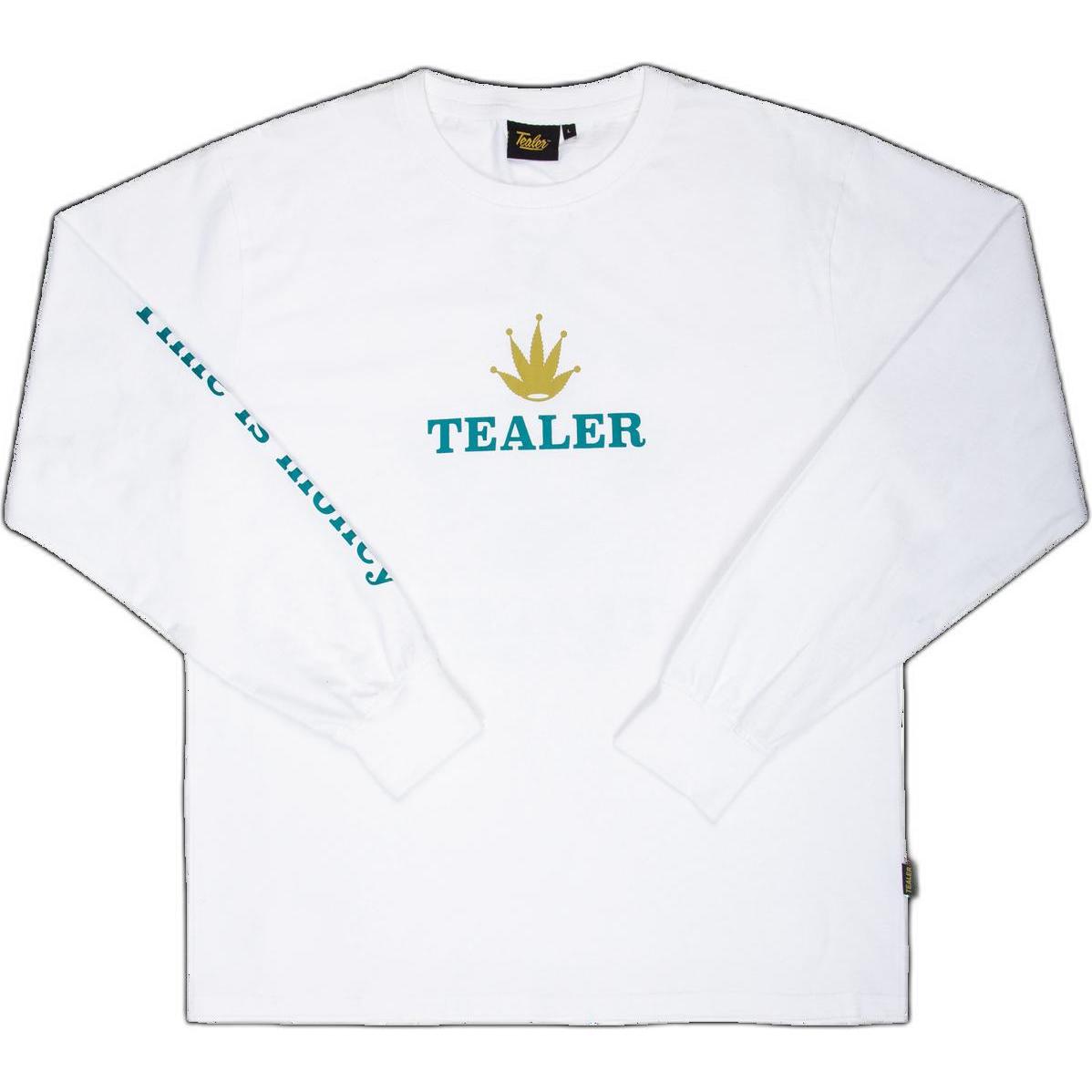 Tealer, Herren, Pullover, sweatshirt time is money, Weiss, (XL)