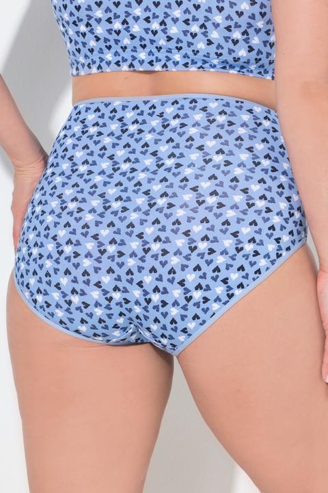 Produktbild Ulla Popken Maxislips, 5er-Pack, High Waist, Muster/uni, OEKO-TEX (42, 44)