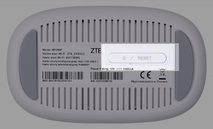 Actual product image ZTE MF289F