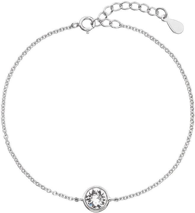 Immagine prodotto Evolution Group - Silver bracelet with Preciosa crystals 33113.1 (Argento)