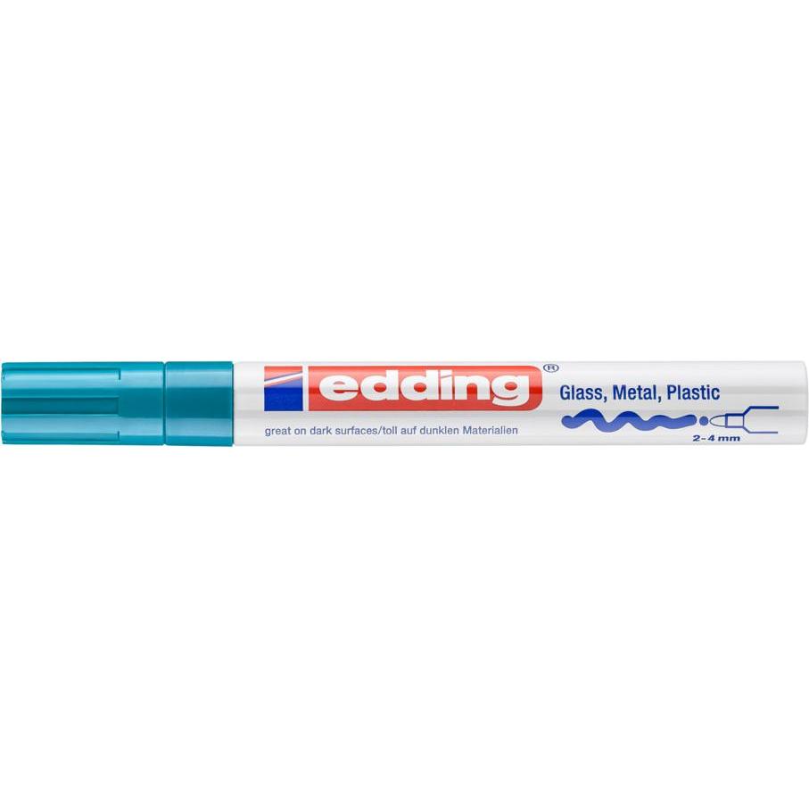 Thumbnail - Edding, Marker, Lackmarker 750 Strichstärke: 2-4 mm Schreibfarbe: hellblau (Hellblau, 4 mm, 1 x)