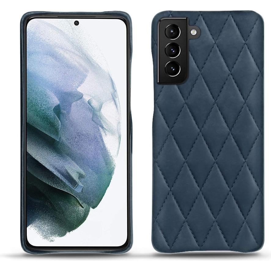 Noreve Lederschutzhülle (Samsung Galaxy S21+), Smartphone Hülle, Blau