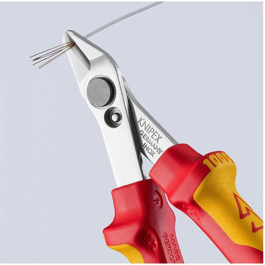 Thumbnail - Knipex, Bolzenschneider + Seitenschneider, Electronic Super Knips VDE (125 mm)