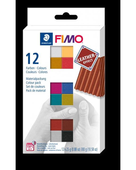 Actual product image Staedtler FIMO leather-effect material pack