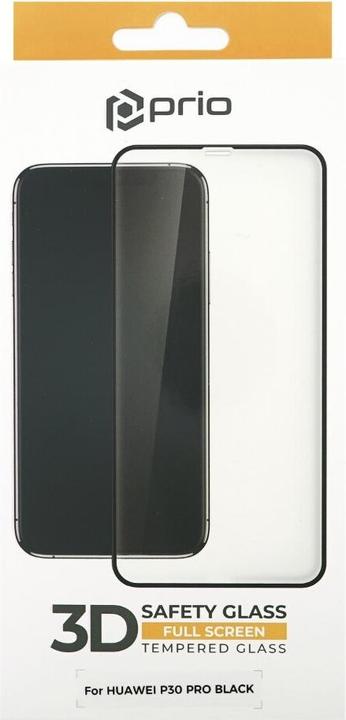 Image du produit prio Verre blindé 3D pour Huawei P30 Pro/P30 Pro New Edition noir (1 pcs, Huawei P30 Pro, Huawei P30 Pro New Edition)