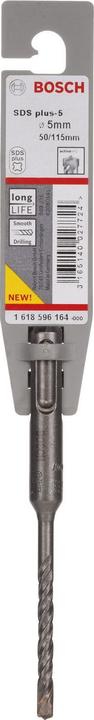Produktbild Bosch Professional Zubehör Hammerbohrer SDS plus-5, 5 x 50 x 115 mm (5 mm)