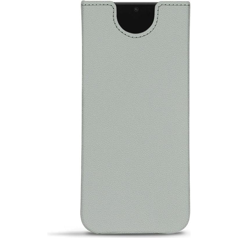 Noreve Lederschutzhülle (Samsung Galaxy S21), Smartphone Hülle, Grau
