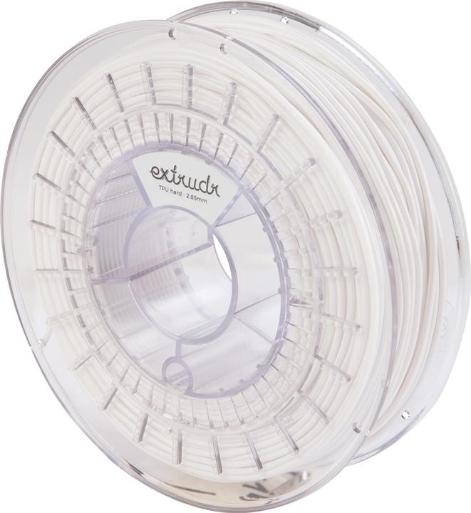 Actual product image Extrudr Flex Hard White 2.85 mm 750 g (TPU, 2.85 mm, 750 g)