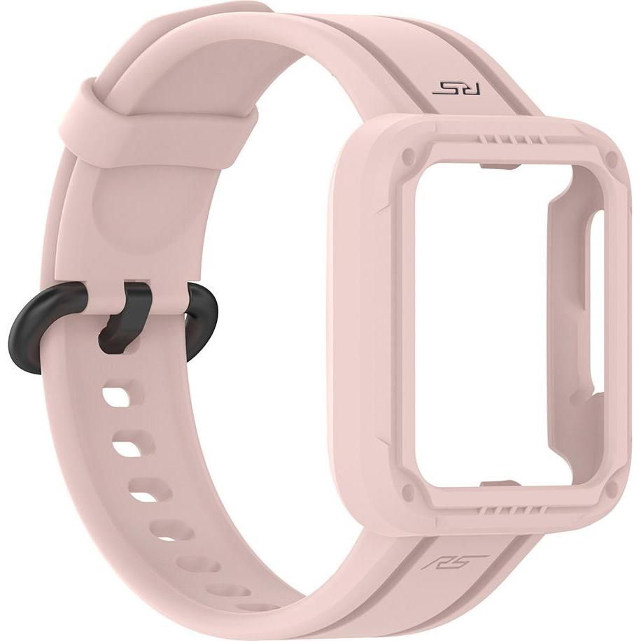 Thumbnail - Strap-it Silikonarmband (Silikon, Xiaomi Mi Watch Lite), Uhrenarmband, Rosa