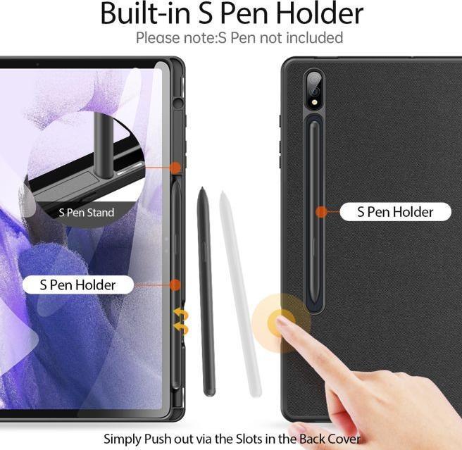 Actual product image Dux Ducis Domo Series Leather Book Cover Case (Samsung Galaxy Tab S9 FE+)