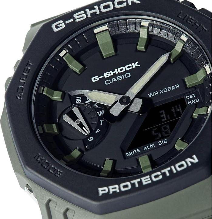 Actual product image G-Shock Ga-2110su-3aer (Analogue wristwatch, Digital watch, 45.40 mm)