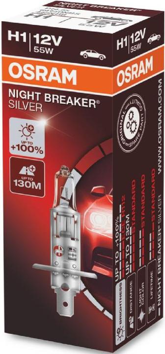 Image du produit Osram Night Breaker Silver (H1)
