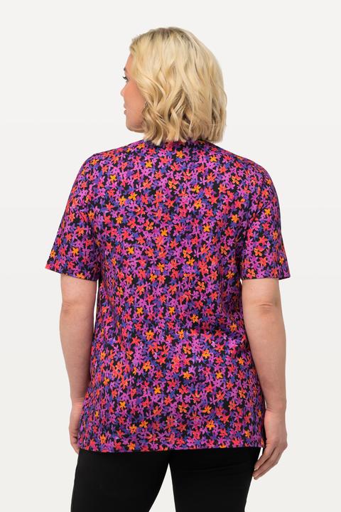 Produktbild Ulla Popken Shirt, gemustert, Rundhals, Halbarm (68)