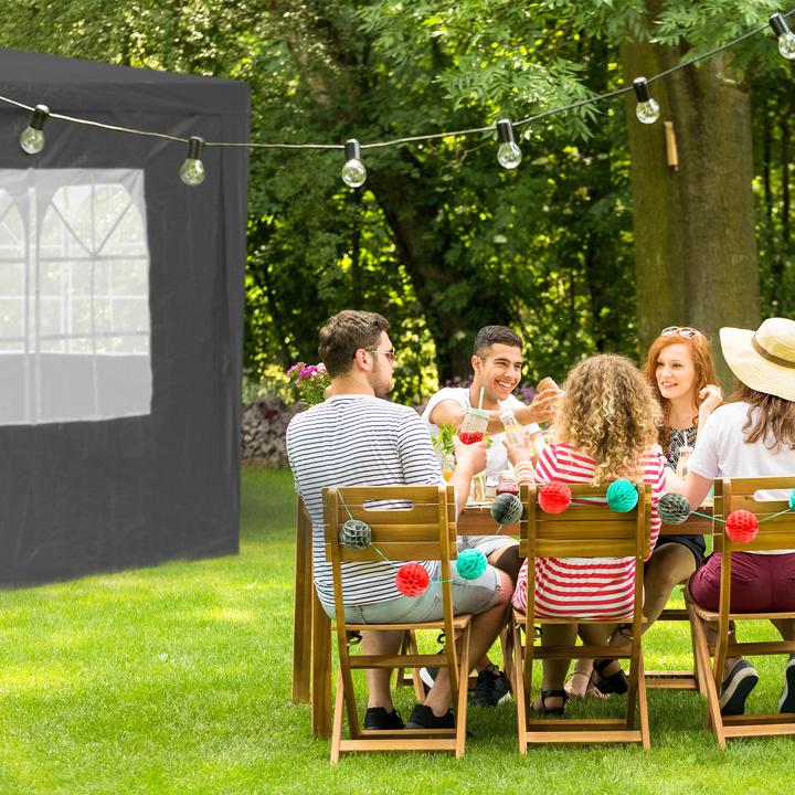 Actual product image Relaxdays Gazebo side-panels (300 cm, 10 cm)