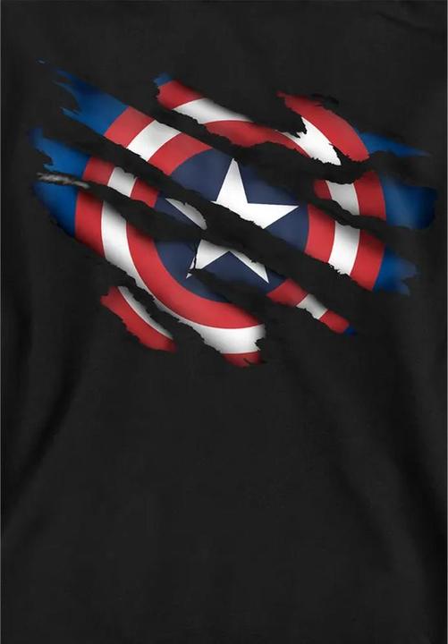 Produktbild Captain America Kapuzenpullover Zum Überziehen (128)