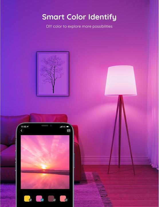 Image du produit Govee Ampoule Smart Light (E27, 9 W, 800 lm, 1 x, F)