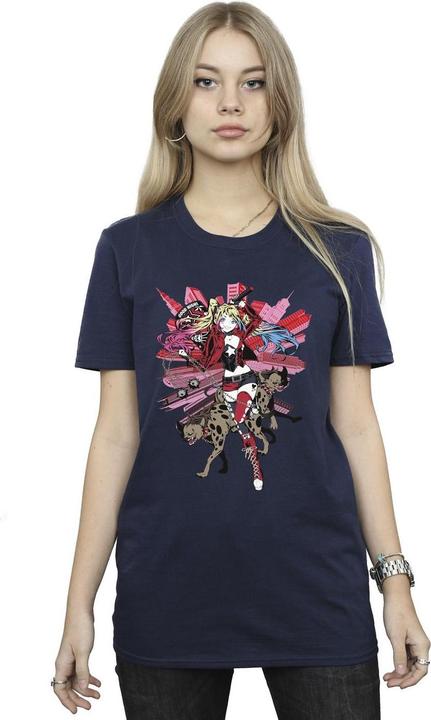 Produktbild Harley Quinn Hyänen BaumwollBoyfriend TShirt (M)