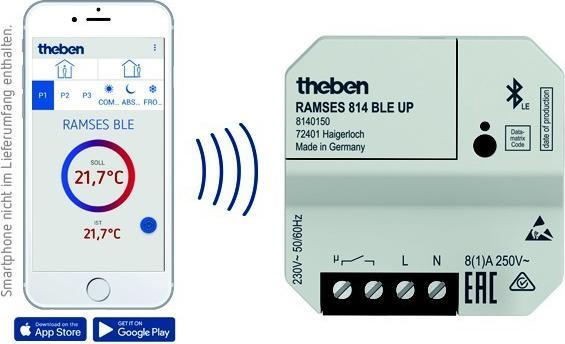 Actual product image Theben RAMSES 814 BLE UP