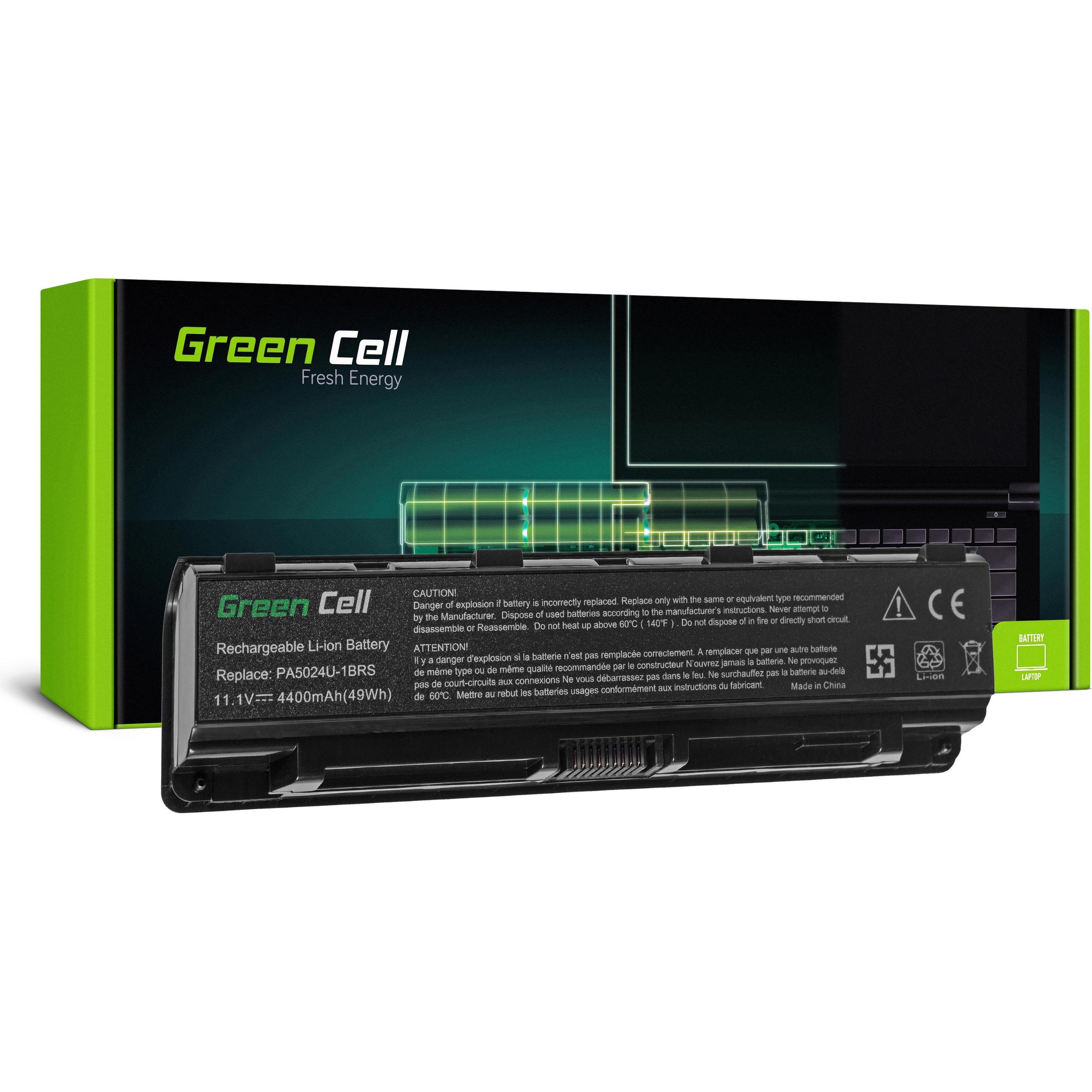 GreenCell TS13 (6 Zellen, 4400 mAh), Notebook Akku, Schwarz