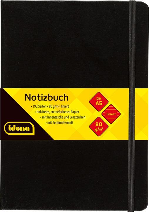 Actual product image Idena Notebook (A5, Lined, Hardcover)