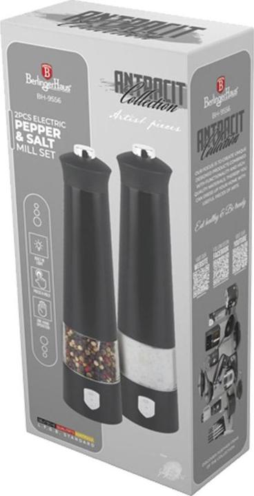 Produktbild BerlingerHaus Haus Salz- und Pfefferstreuer-Set matt Anthracite Collection (Pfeffer, Salz)
