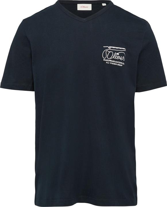 Actual product image S.Oliver T-Shirt T-Shirt mit Logostickerei (S)