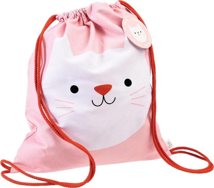 Rex London Cookie the Cat Sac de gym avec cordon de serrage