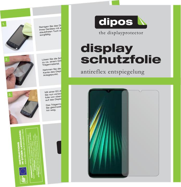 Actual product image Dipos Screen Protector Anti-Glare (6 Piece, Real Narzo 10A)