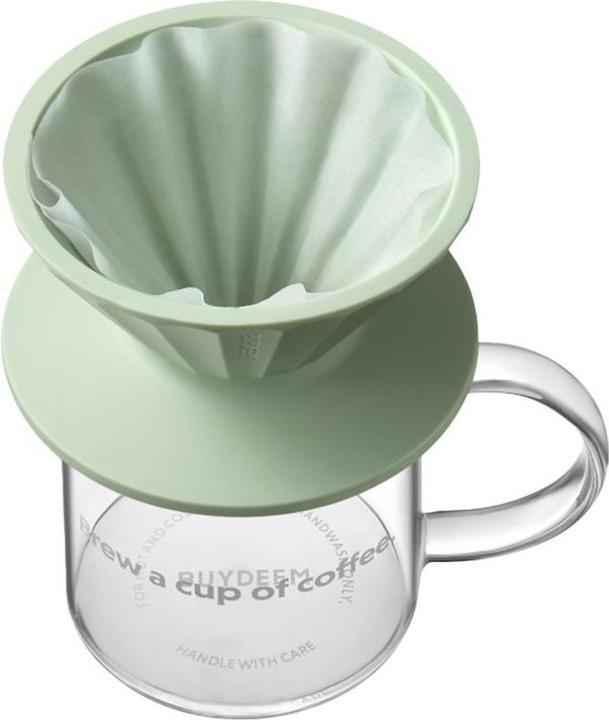 Actual product image Buydeem Another product Coffee filter, model CD1024, color Cozy Greenish (0.35 l)