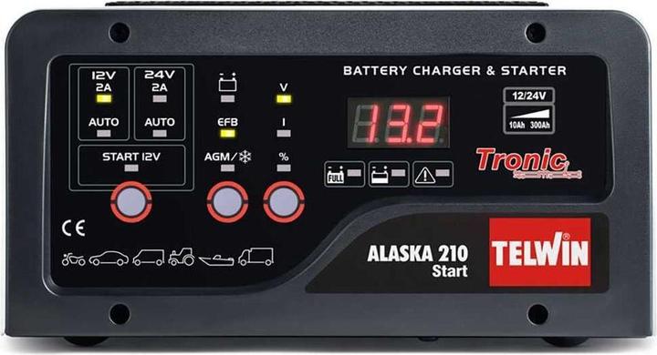 Actual product image Telwin ALASKA 210 START battery charger (12V, 24V, 150 A)