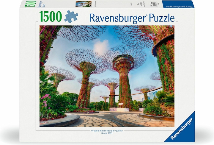 Actual product image Ravensburger Puzzle 12001396 - Garden by the Bay at Singapore - 1500 piece jigsaw puzzle for adults (1500 pieces)