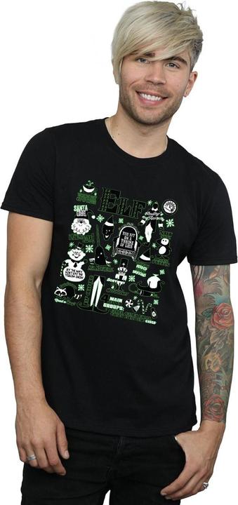 Produktbild Elf Infographic Poster TShirt (S)