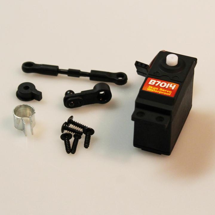 Actual product image DF-Models Servo unit with linkage f. Dune Fighter