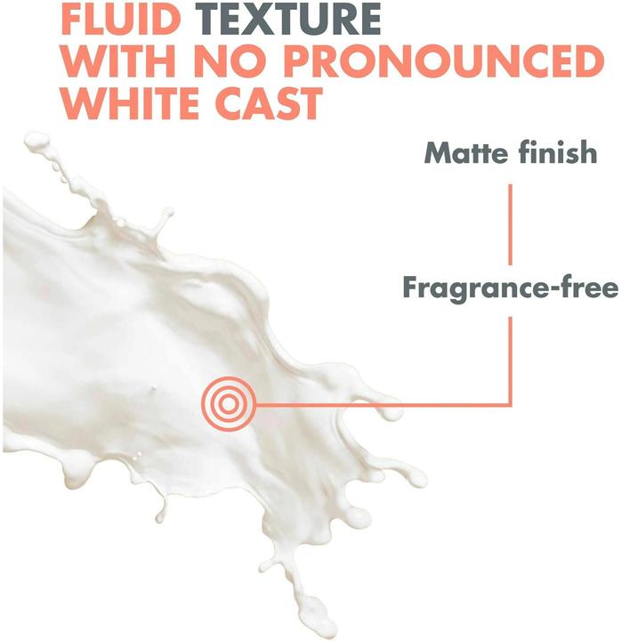 Actual product image Avène Sun fluid (Sun cream face, SPF 50+, 40 ml)