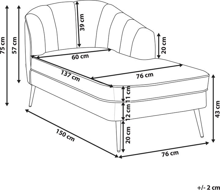 Produktbild Beliani Allier (Ecksofa)