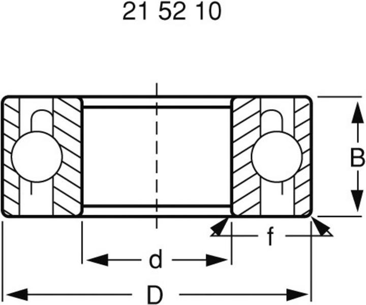Actual product image Reely Ball bearing set for Tamiya M-06 chassis