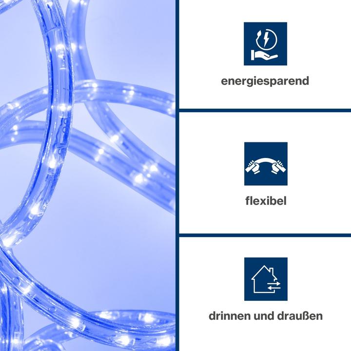 Produktbild Velleman LED-LICHTSCHLAUCH - 45 m - BLAU (45 m)