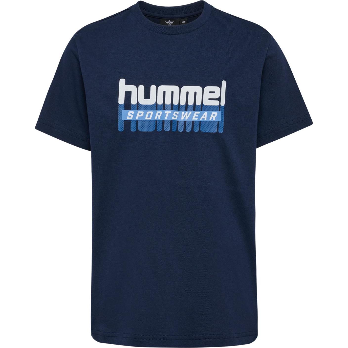 Thumbnail - hummel, Herren, Sportshirt, hmlTUKAS T-SHIRT S/S (116), Blau, 116