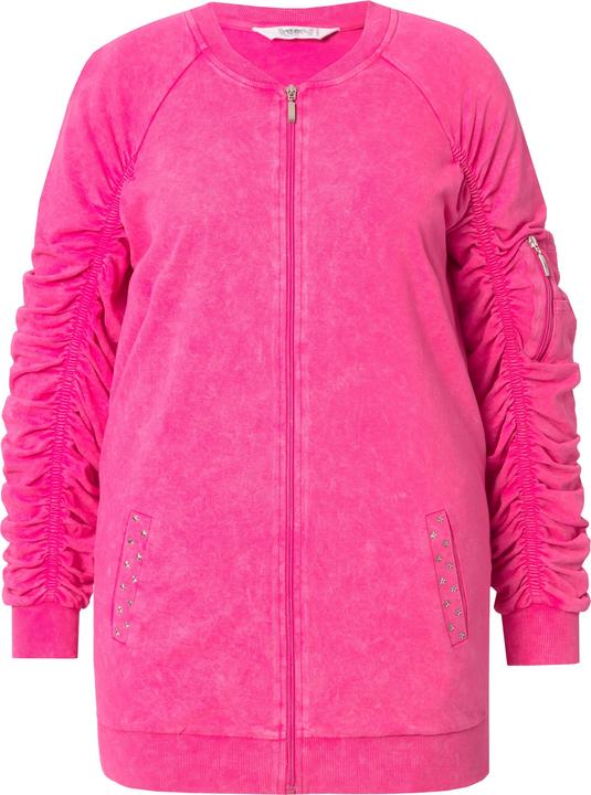 Produktbild Angel of Style Sweatjacke, Ärmel mit Raffungen, Vintage Look (52)