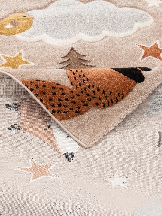 Actual product image Pergamon Maui Kids fox and bear (120 x 170 cm)
