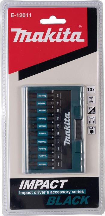 Produktbild Makita Impact Black Bit-Set (PH1, T15, T25, PZ1, PH3, T20, PZ3, PH2, PZ2)