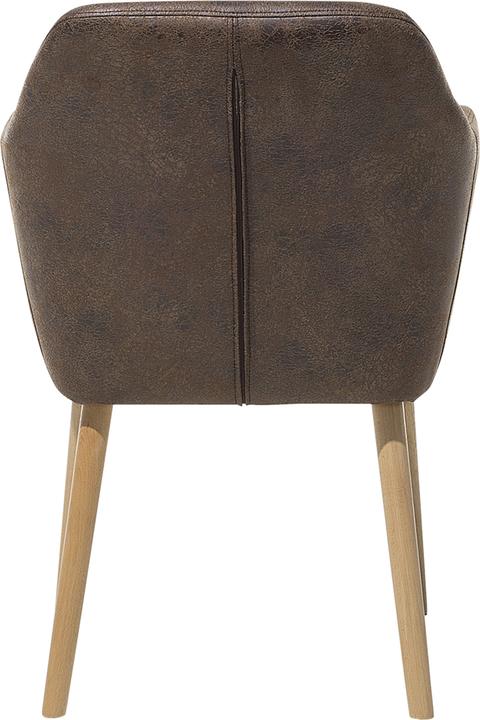 Actual product image Beliani Esszimmerstuhl Kunstleder hellbraun YORKVILLE