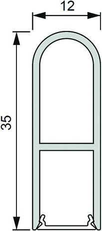 Produktbild L&S Kleiderstangen LED Leuchtenprofil Free