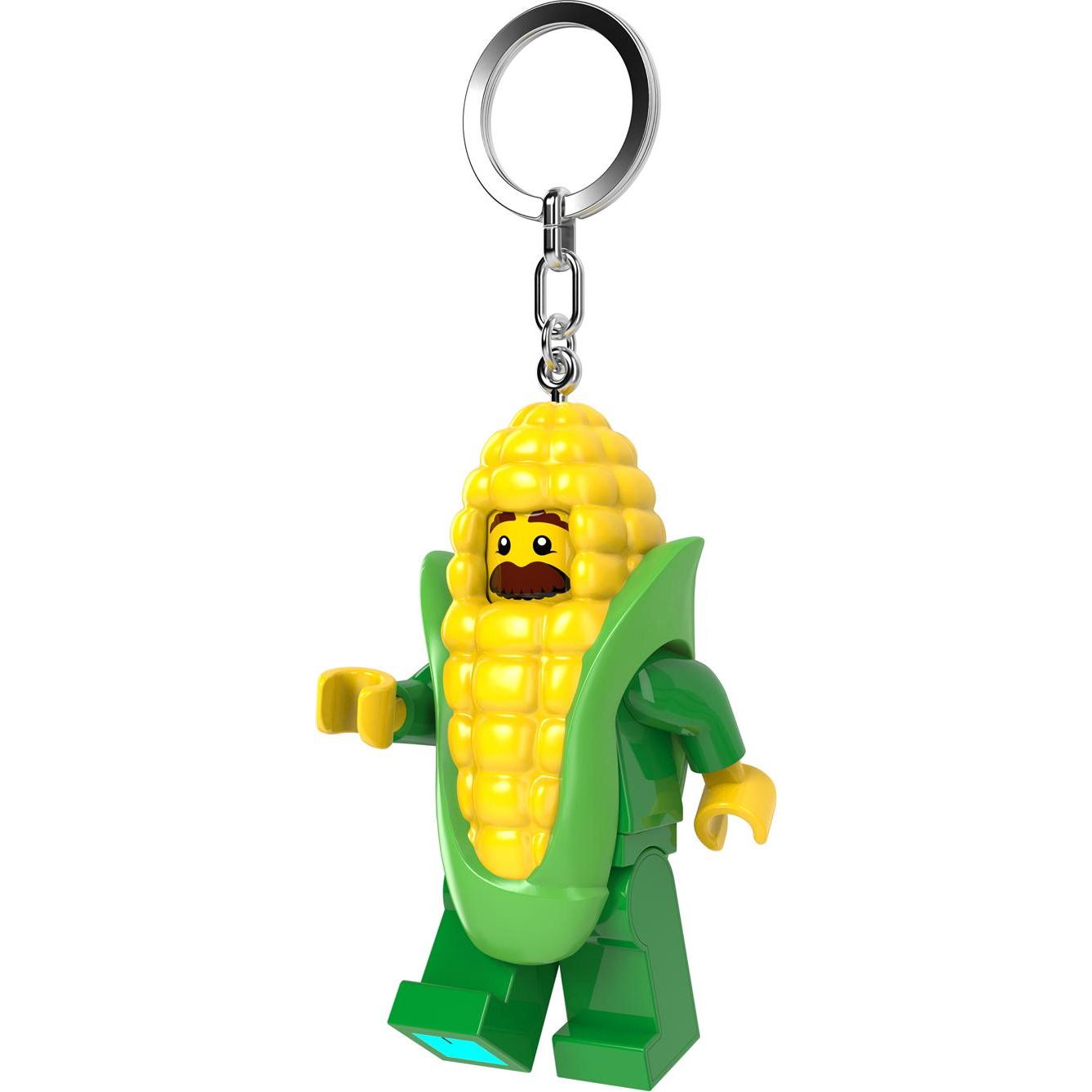 LEGO, Sleutelhanger, Minifigures Schlüsselanhänger mit Leuchtfunktion Maiskolben-Typ 8 cm, Veelkleurig