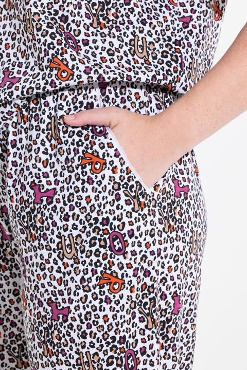 Produktbild TruYou Pyjama, Leomuster, V-Ausschnitt, Halbarm (50, 52)
