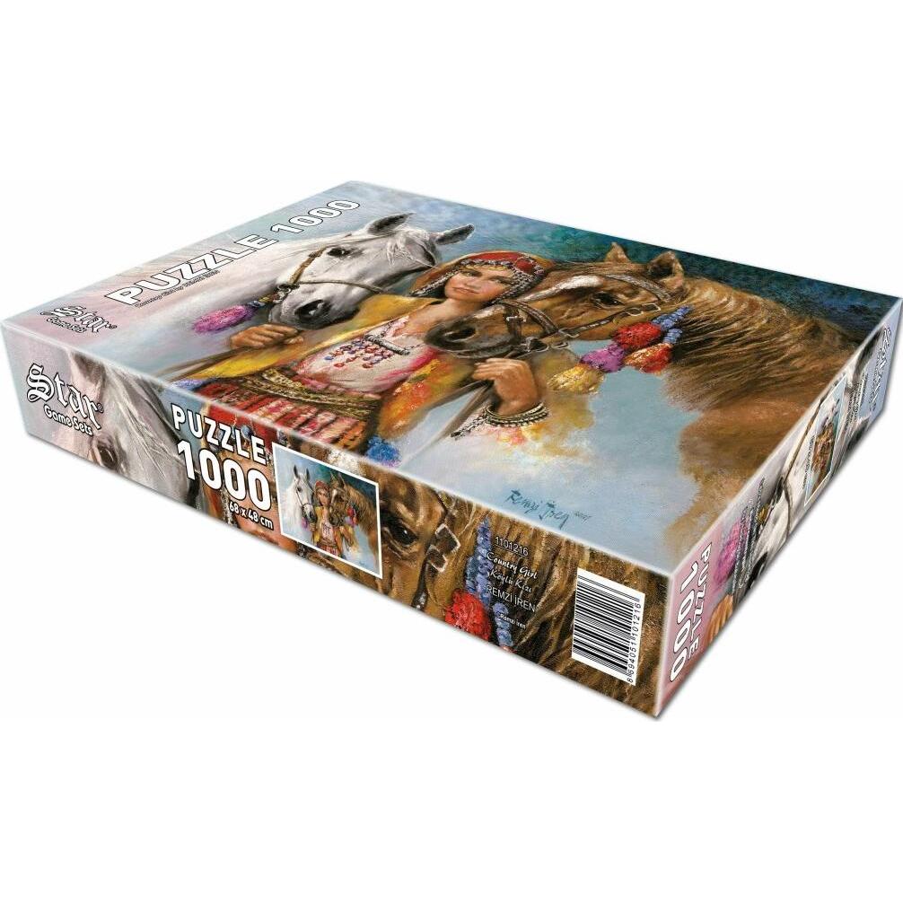 Thumbnail - Star Puzzle Landmädchen 1000 Teile (1000 Teile)