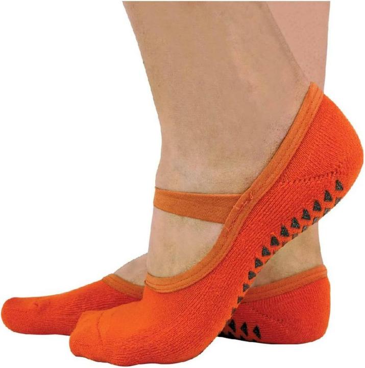Produktbild Sock Snob 2er Pack Baumwolle Yoga Socken Füsslinge Unsichtbare mit Antirutsch ABS (37 - 42)