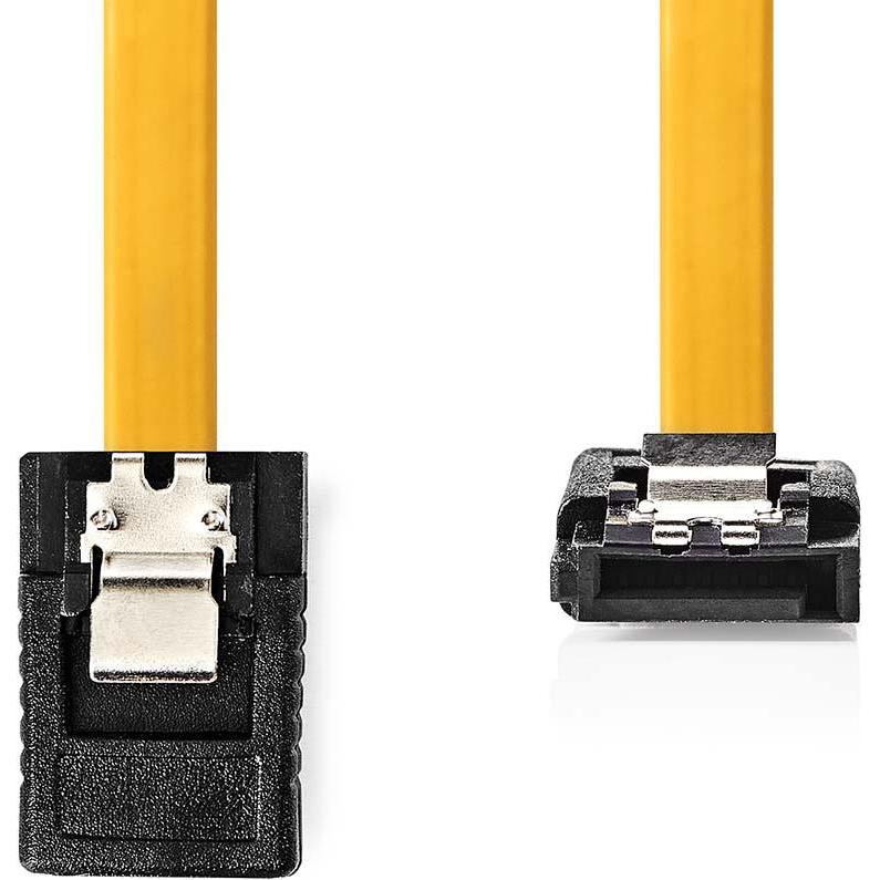 Thumbnail - Nedis SATA Kabel 6 Gbps SATA 7-Pin-Buchse SATA 7-Pin-Buchse Vernickelt 0.50 m Flach PV, Interne Kabel (PC)